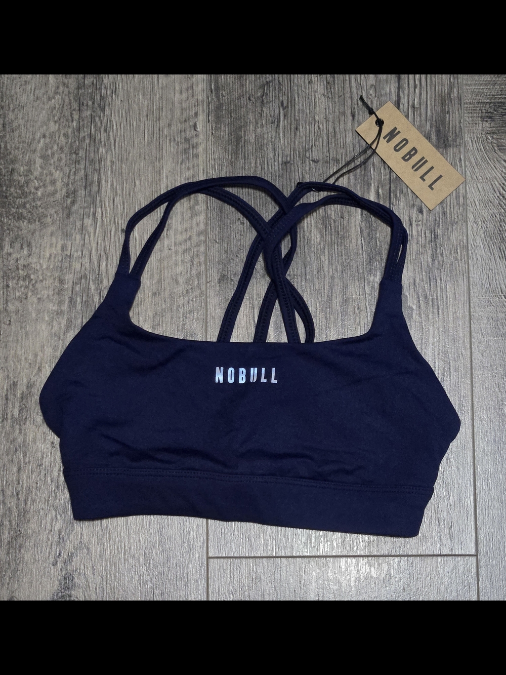 NOBULL Navy Strappy Back Sports Bra - Women
